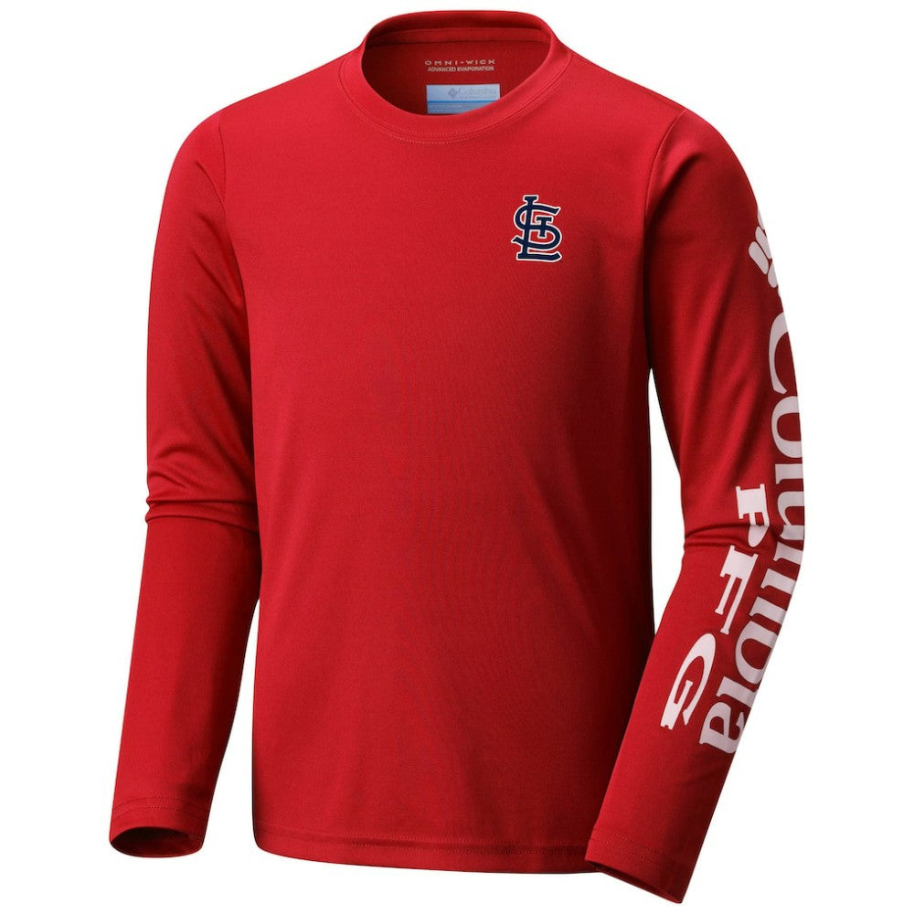 MLB St. Louis Cardinals Columbia Youth Terminal Tackle Long Sleeve T-Shirt