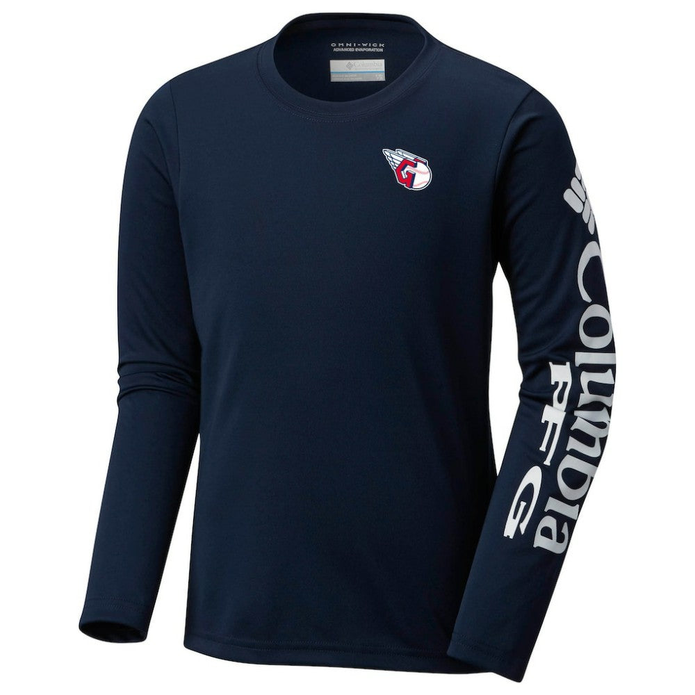 MLB Cleveland Guardians Columbia Youth Terminal Tackle Long Sleeve T-Shirt