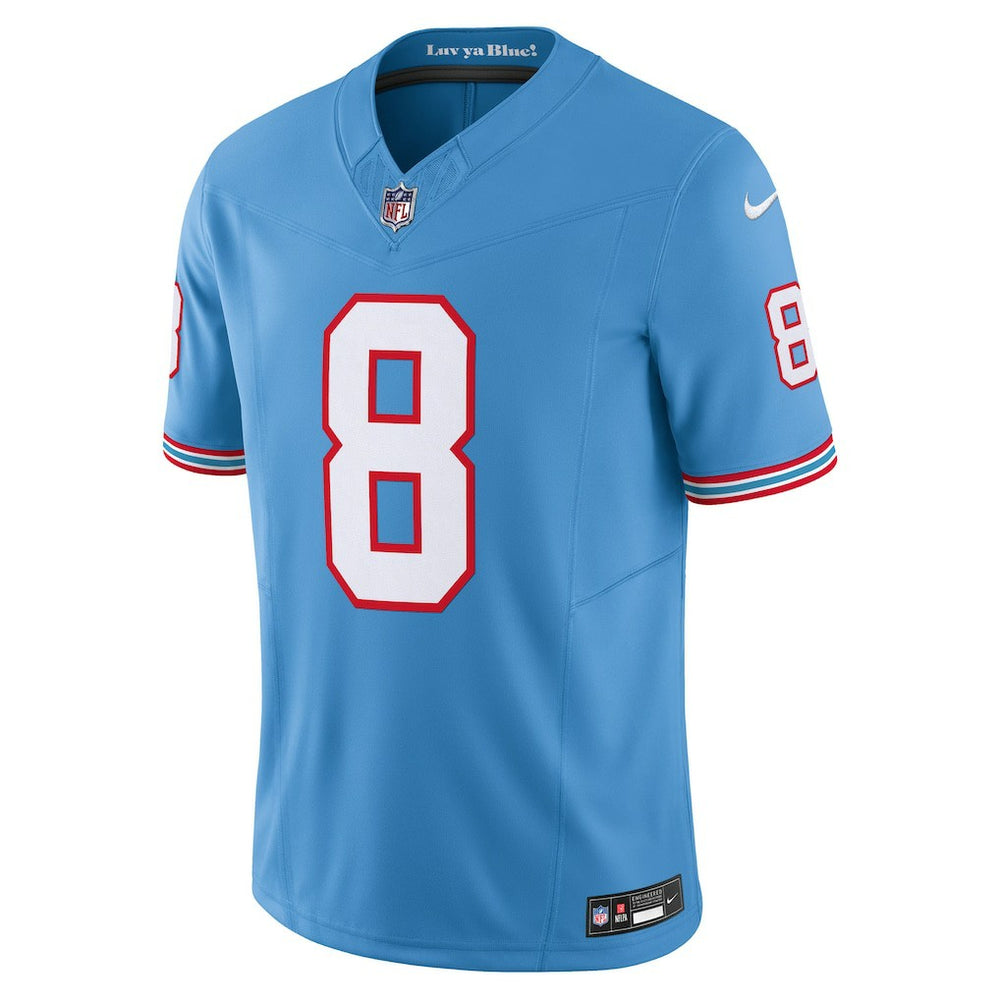 Will Levis  Alternate Oilers Throwback Vapor F.U.S.E. Limited Jersey - Tennessee Titans