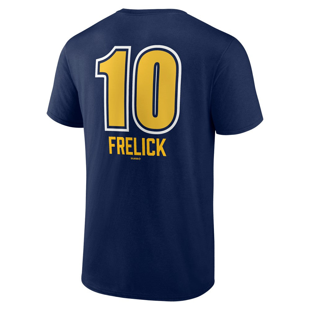 MLB Sal Frelick Milwaukee Brewers Name & Number Fastball T-Shirt
