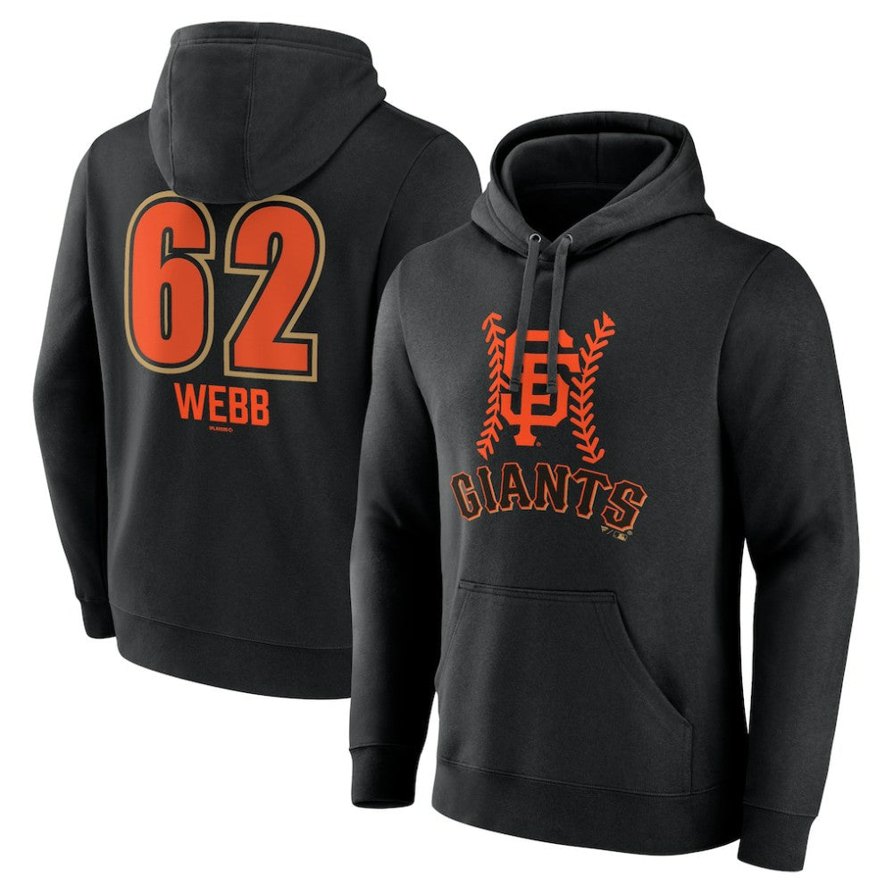 MLB Logan Webb San Francisco Giants Name & Number Fastball Pullover Hoodie