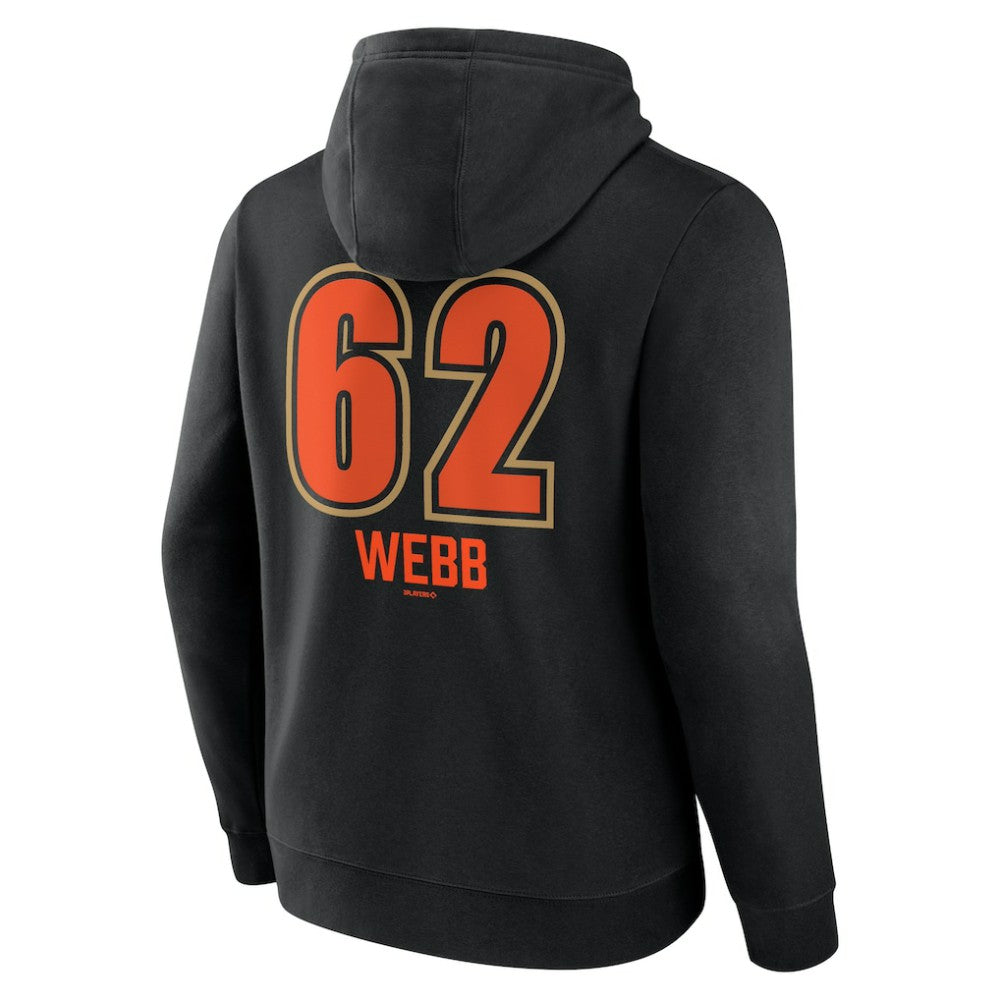 MLB Logan Webb San Francisco Giants Name & Number Fastball Pullover Hoodie