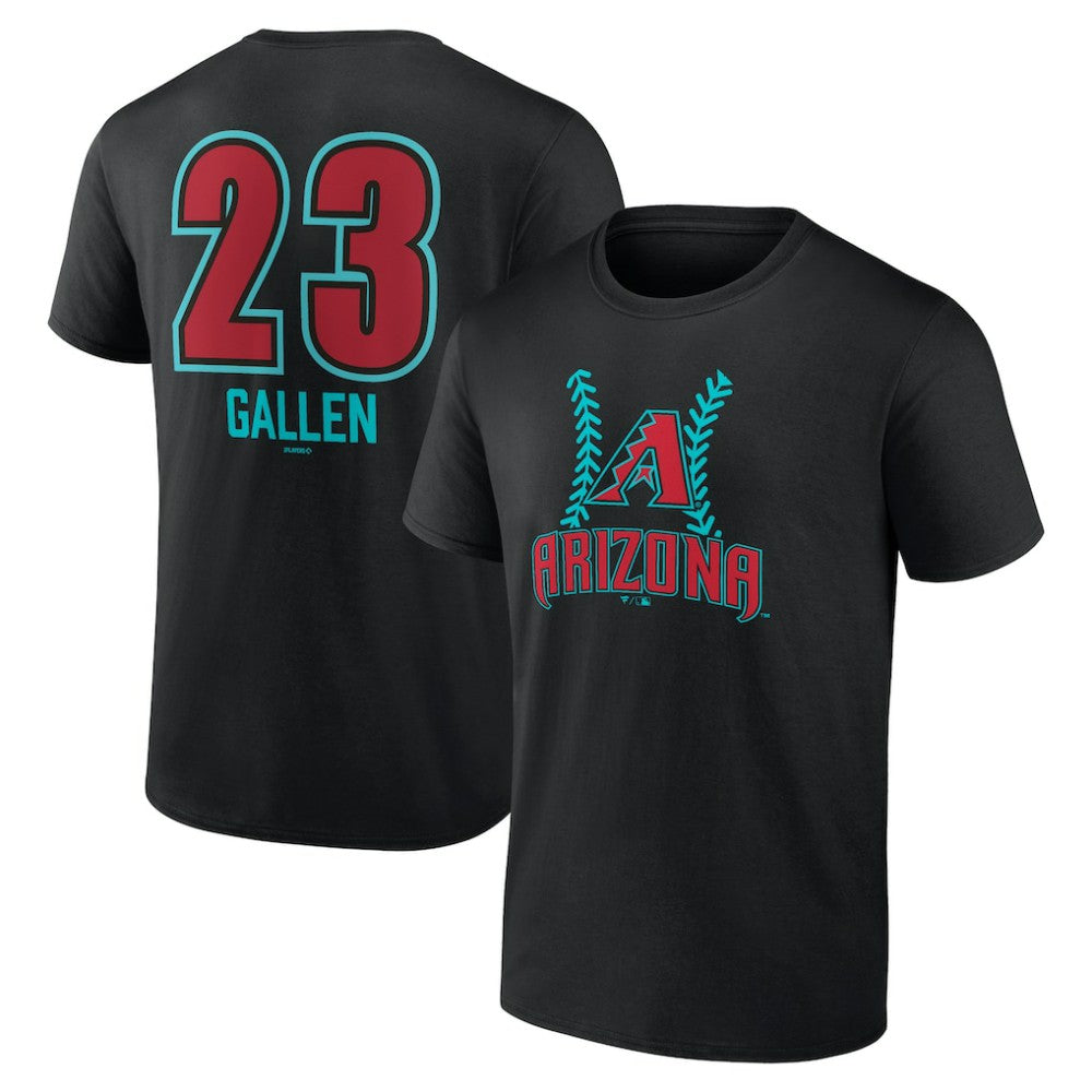 MLB Zac Gallen Arizona Diamondbacks Name & Number Fastball T-Shirt