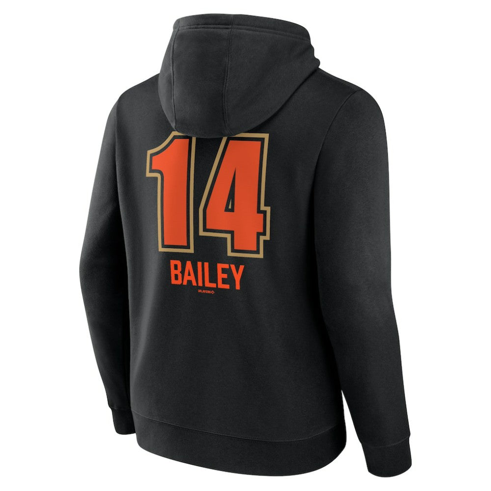 MLB Patrick Bailey San Francisco Giants Name & Number Fastball Pullover Hoodie