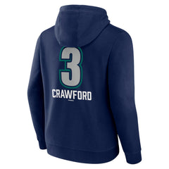 MLB J.P. Crawford Seattle Mariners Name & Number Fastball Pullover Hoodie