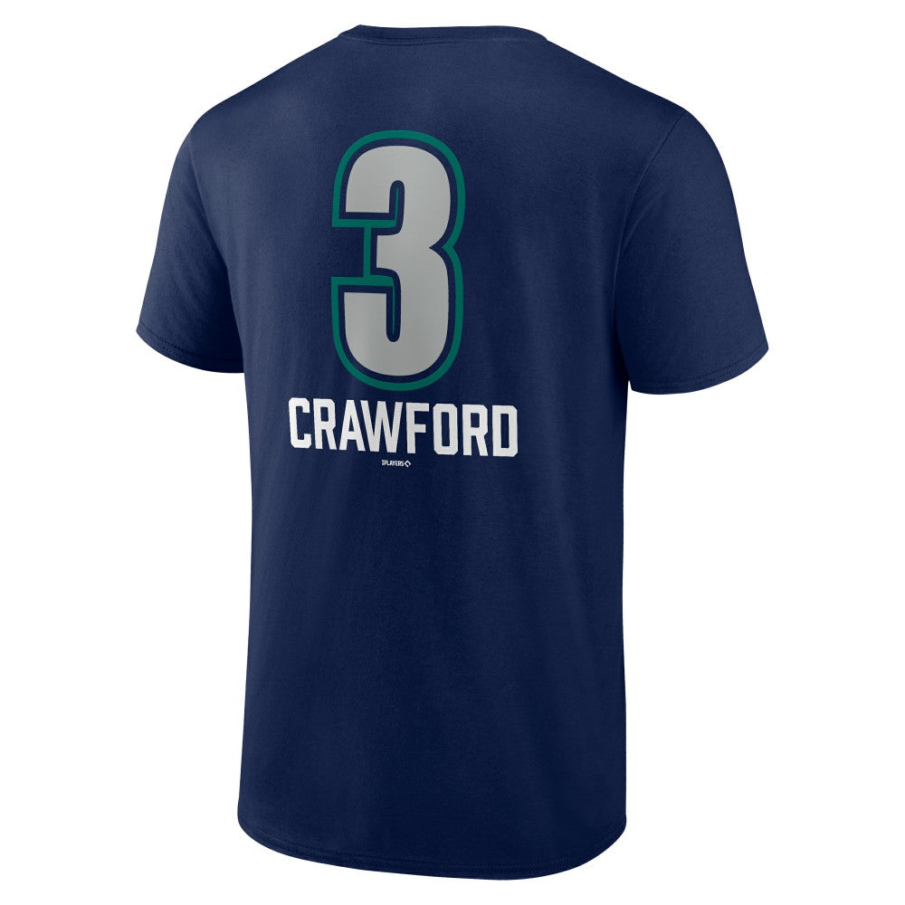MLB J.P. Crawford Seattle Mariners Name & Number Fastball T-Shirt