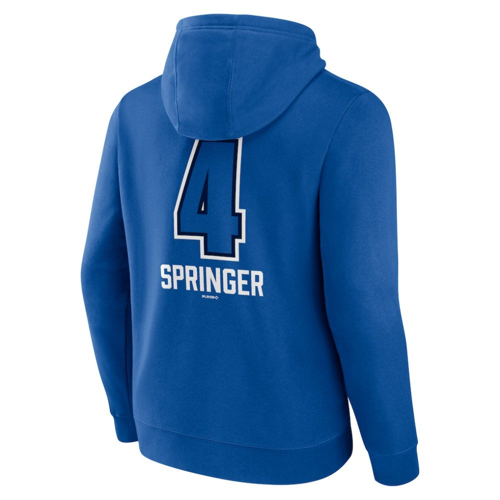 MLB George Springer Toronto Blue Jays Name & Number Fastball Pullover Hoodie