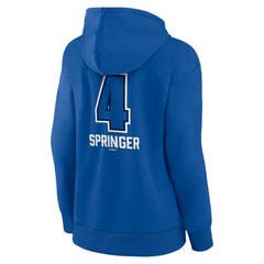 MLB George Springer Toronto Blue Jays Women's Name & Number Fastball Pullover Hoodie