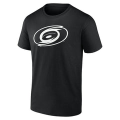 NHL Black Carolina Hurricanes Personalized Name & Number Monochrome T-Shirt