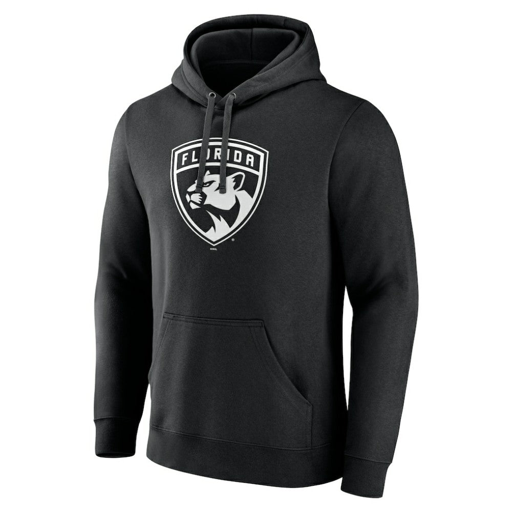 NHL Black Florida Panthers Personalized Name & Number Monochrome Pullover Hoodie