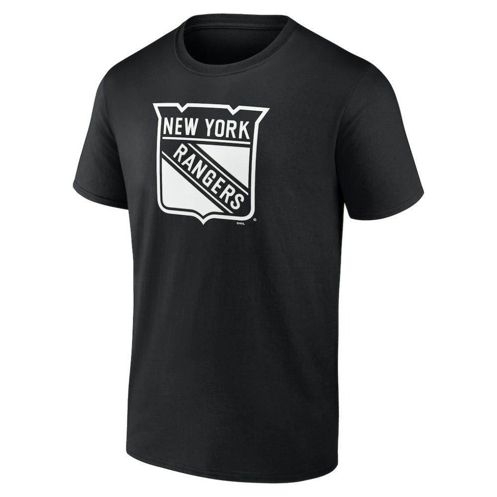 NHL Black New York Rangers Personalized Name & Number Monochrome T-Shirt