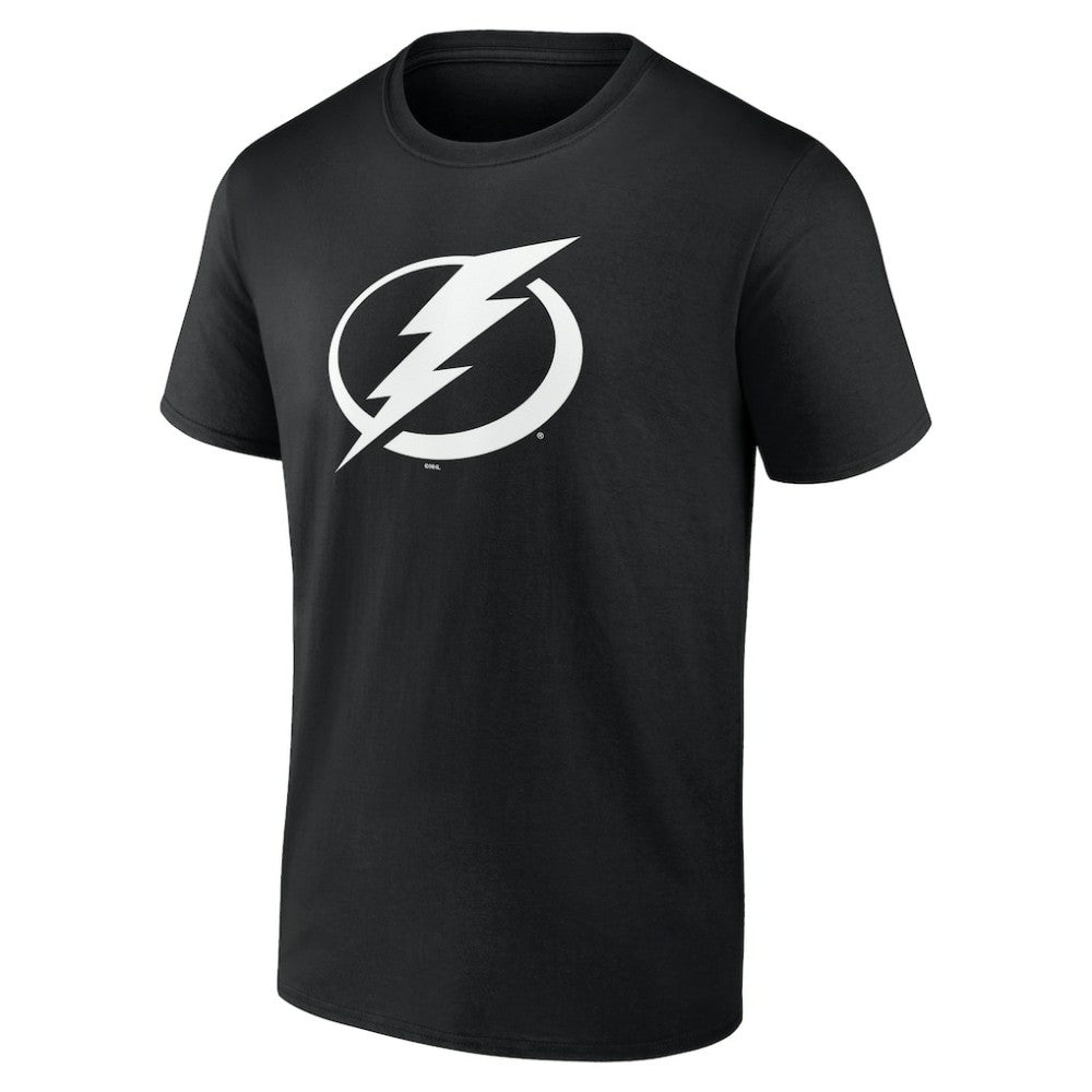 NHL Black Tampa Bay Lightning Personalized Name & Number Monochrome T-Shirt