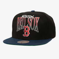 MLB Boston Red Sox Mitchell & Ness Rise Up Snapback Hat