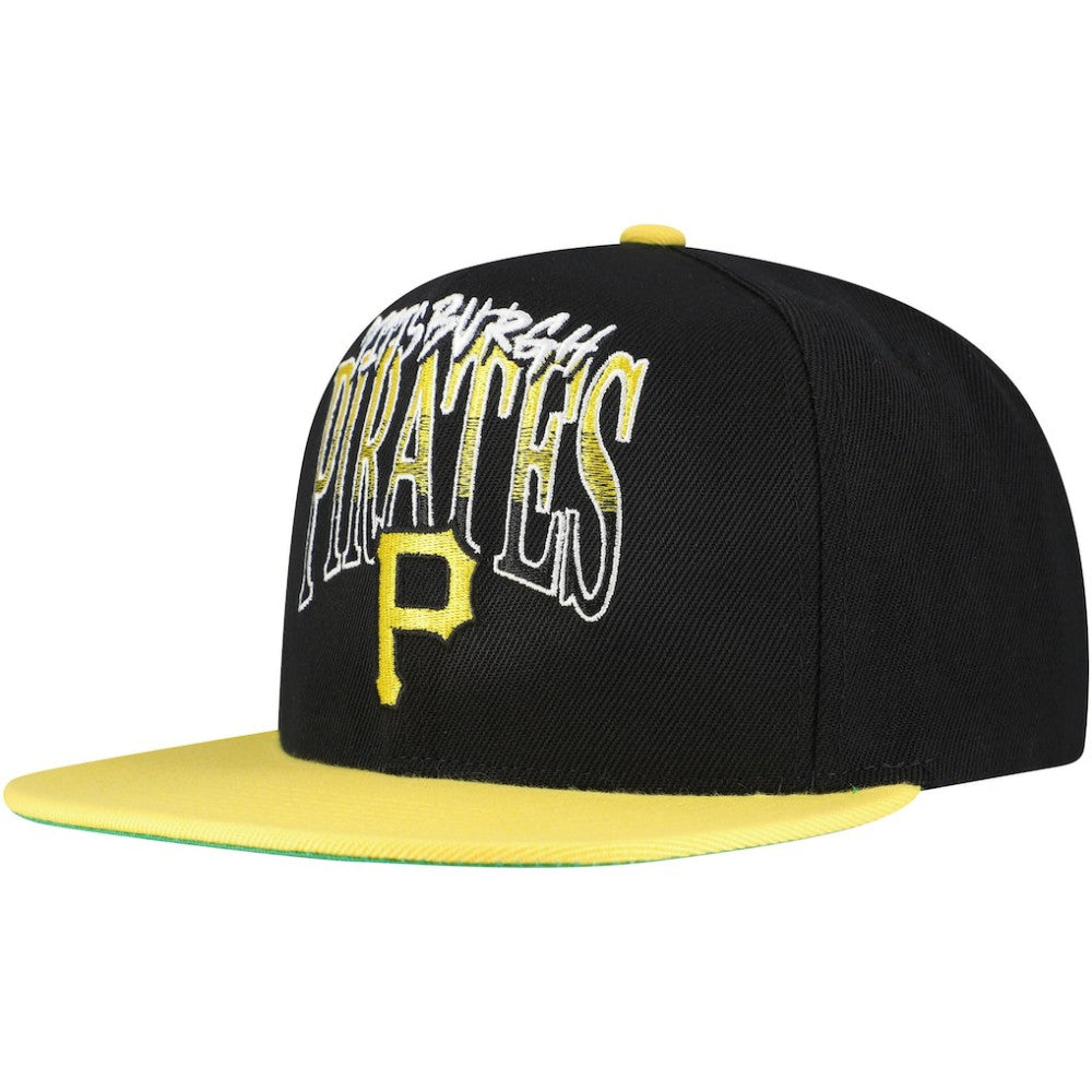 MLB Pittsburgh Pirates Mitchell & Ness Rise Up Snapback Hat