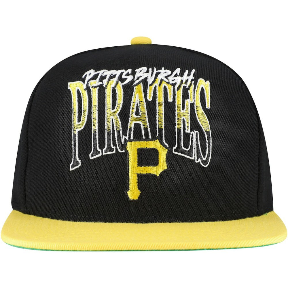 MLB Pittsburgh Pirates Mitchell & Ness Rise Up Snapback Hat
