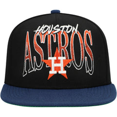 MLB Houston Astros Mitchell & Ness Rise Up Snapback Hat