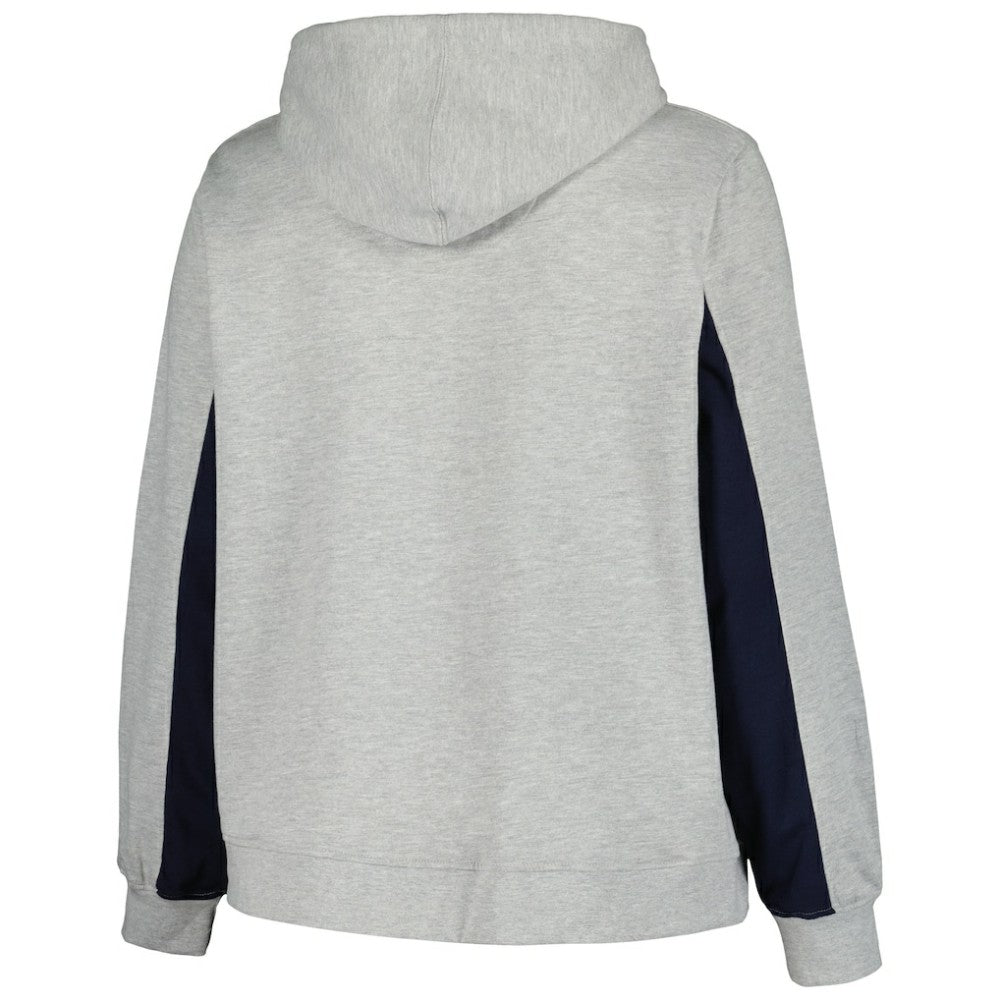 MLB New York Yankees Profile Women's Plus Size Pullover Jersey Hoodie