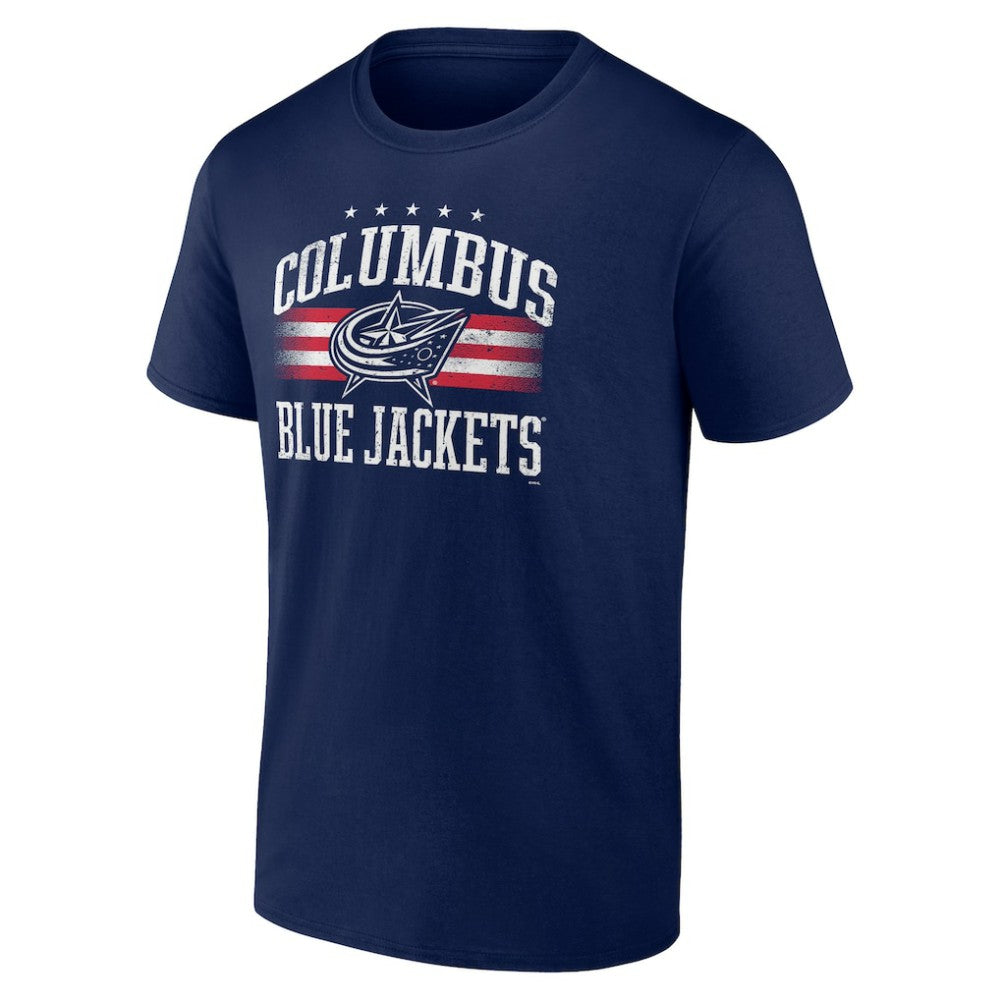 NHL Navy Columbus Blue Jackets Americana Team T-Shirt