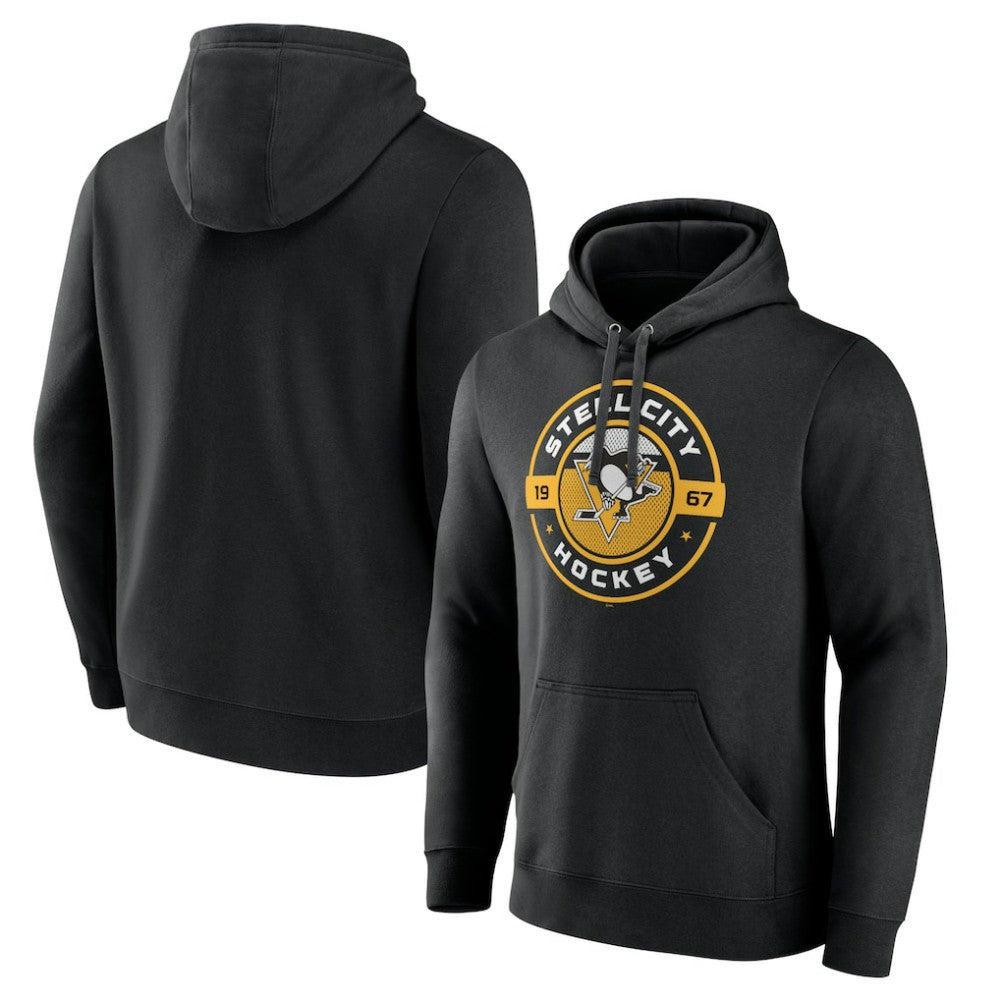 NHL Black Pittsburgh Penguins Native Pullover Hoodie