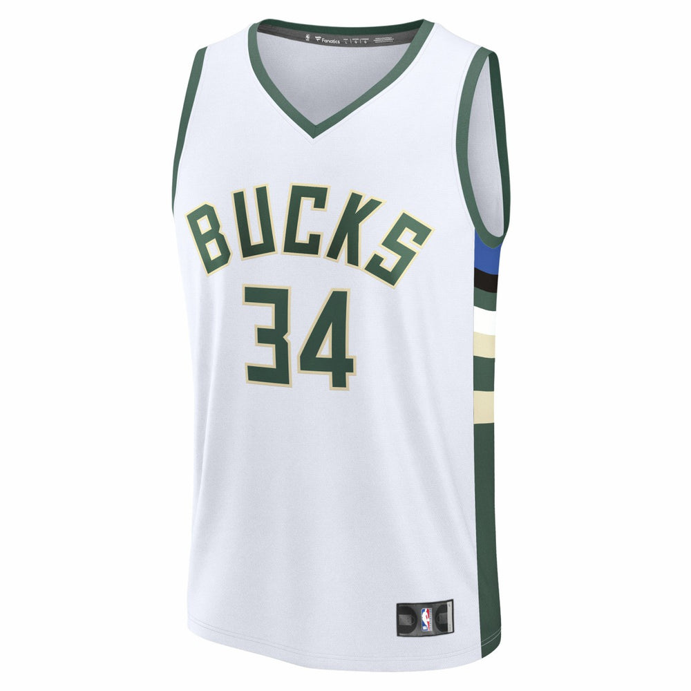 NBA Giannis Antetokounmpo Milwaukee Bucks Fast Break Replica Player Jersey