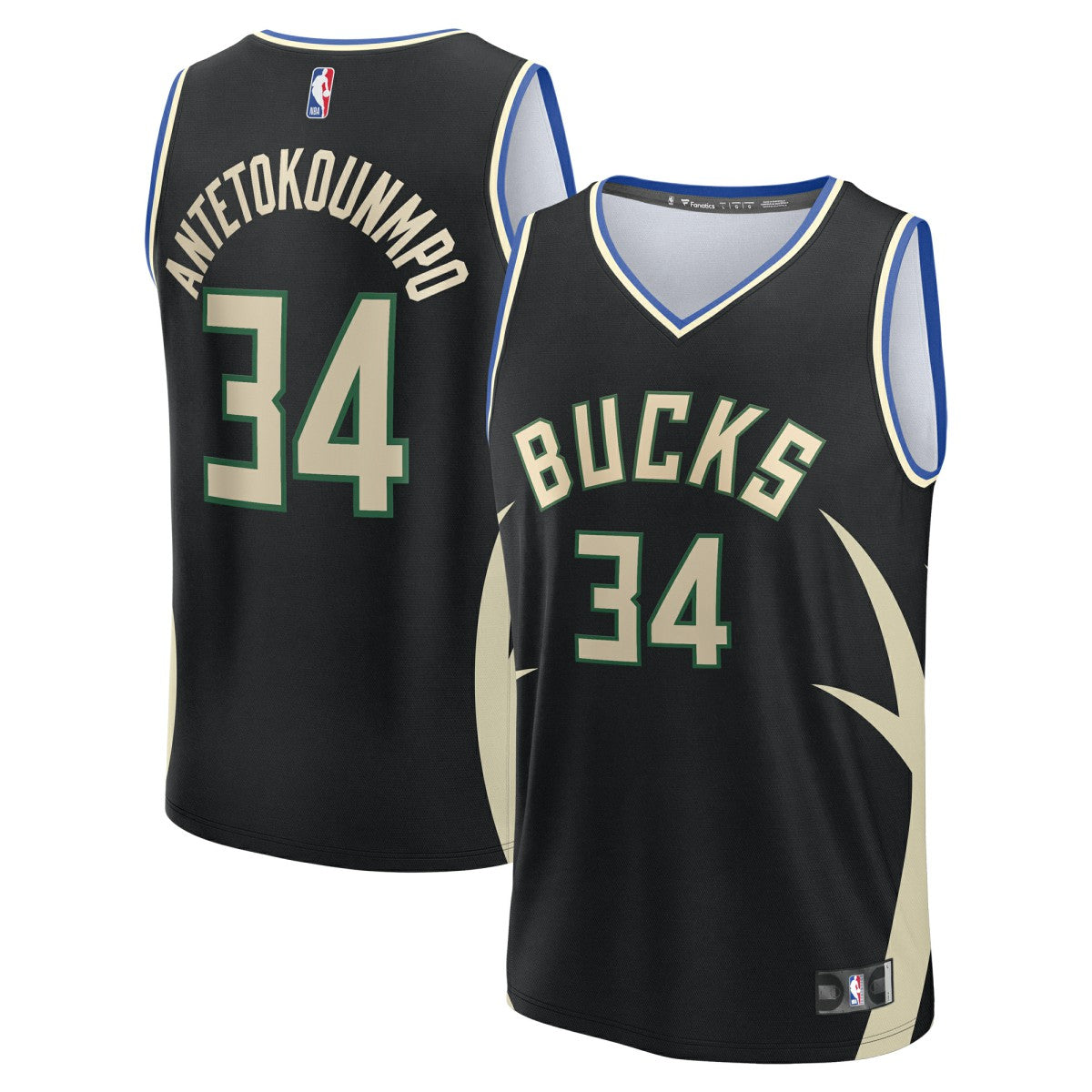 NBA Giannis Antetokounmpo Milwaukee Bucks Fast Break Replica Player Jersey