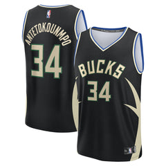 NBA Giannis Antetokounmpo Milwaukee Bucks Fast Break Replica Player Jersey