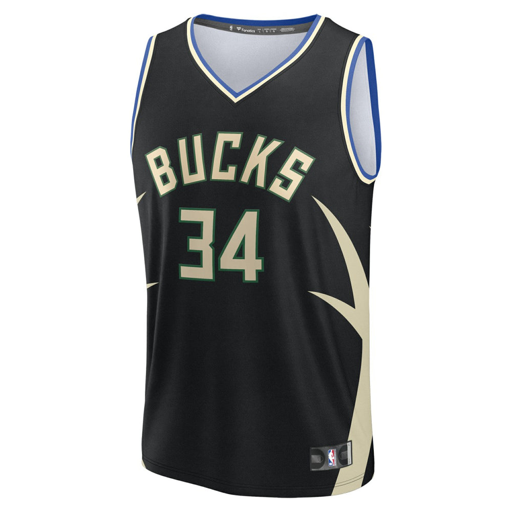 NBA Giannis Antetokounmpo Milwaukee Bucks Fast Break Replica Player Jersey