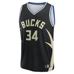 NBA Giannis Antetokounmpo Milwaukee Bucks Fast Break Replica Player Jersey