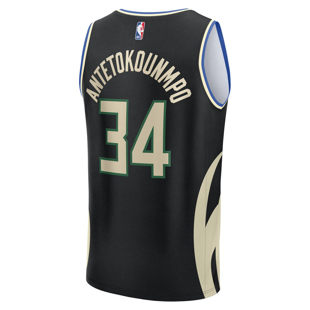 NBA Giannis Antetokounmpo Milwaukee Bucks Fast Break Replica Player Jersey