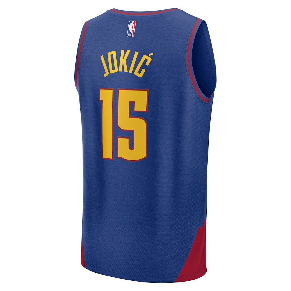 NBA Nikola Jokic Denver Nuggets Fast Break Replica Player Jersey sale