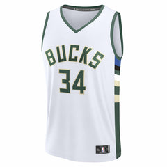 NBA Giannis Antetokounmpo Milwaukee Bucks Youth Fast Break Replica Player Jersey