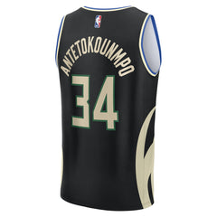 NBA Giannis Antetokounmpo Milwaukee Bucks Youth Fast Break Replica Player Jersey