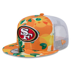 Citrus 9FIFTY Trucker Snapback Hat - San Francisco 49ers