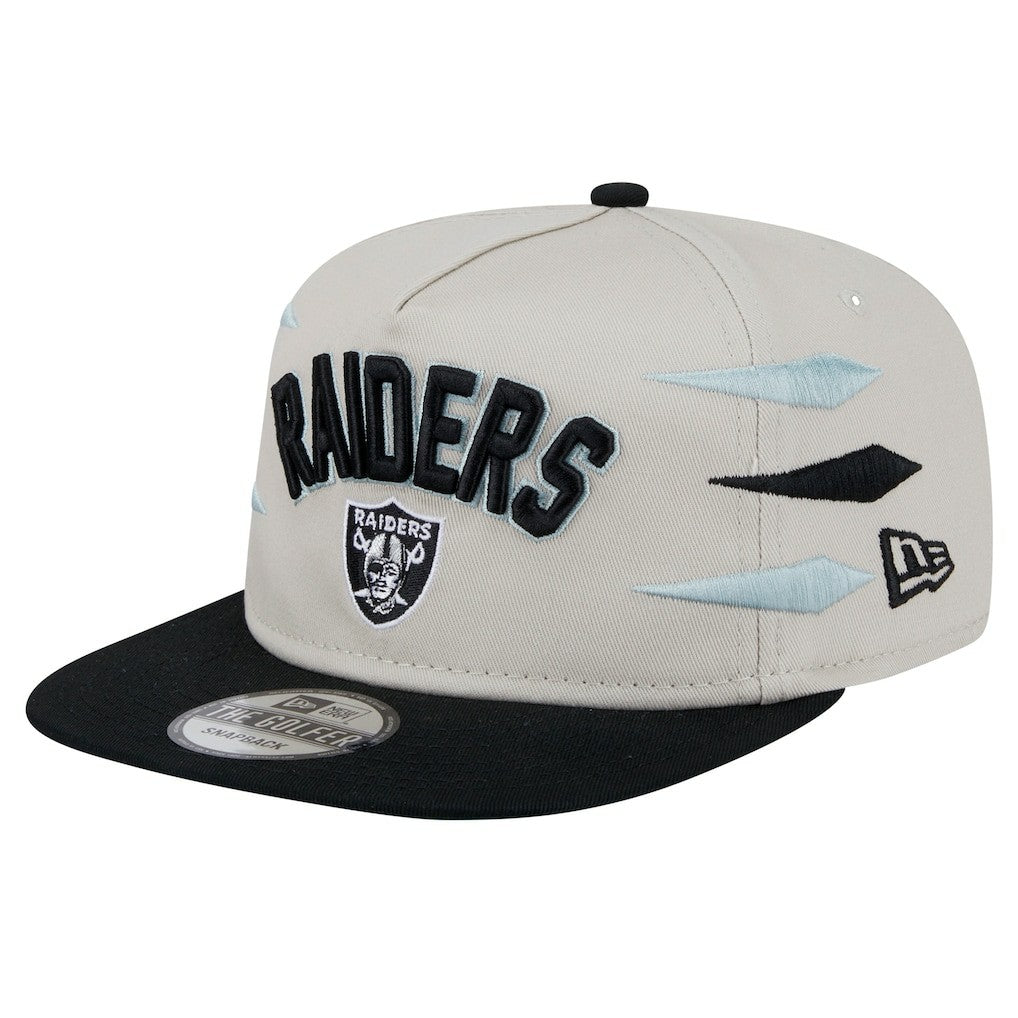 Athletic Golfer Snapback Hat - Las Vegas Raiders