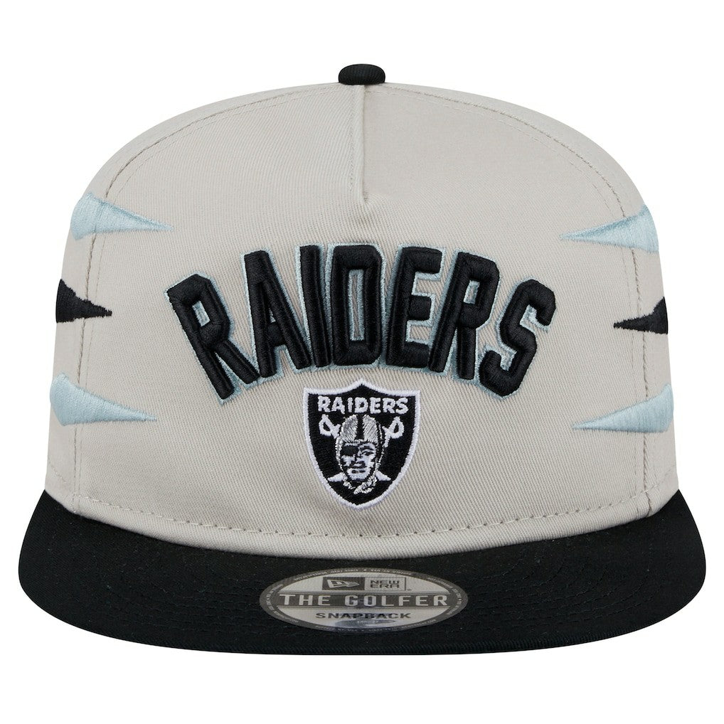 Athletic Golfer Snapback Hat - Las Vegas Raiders