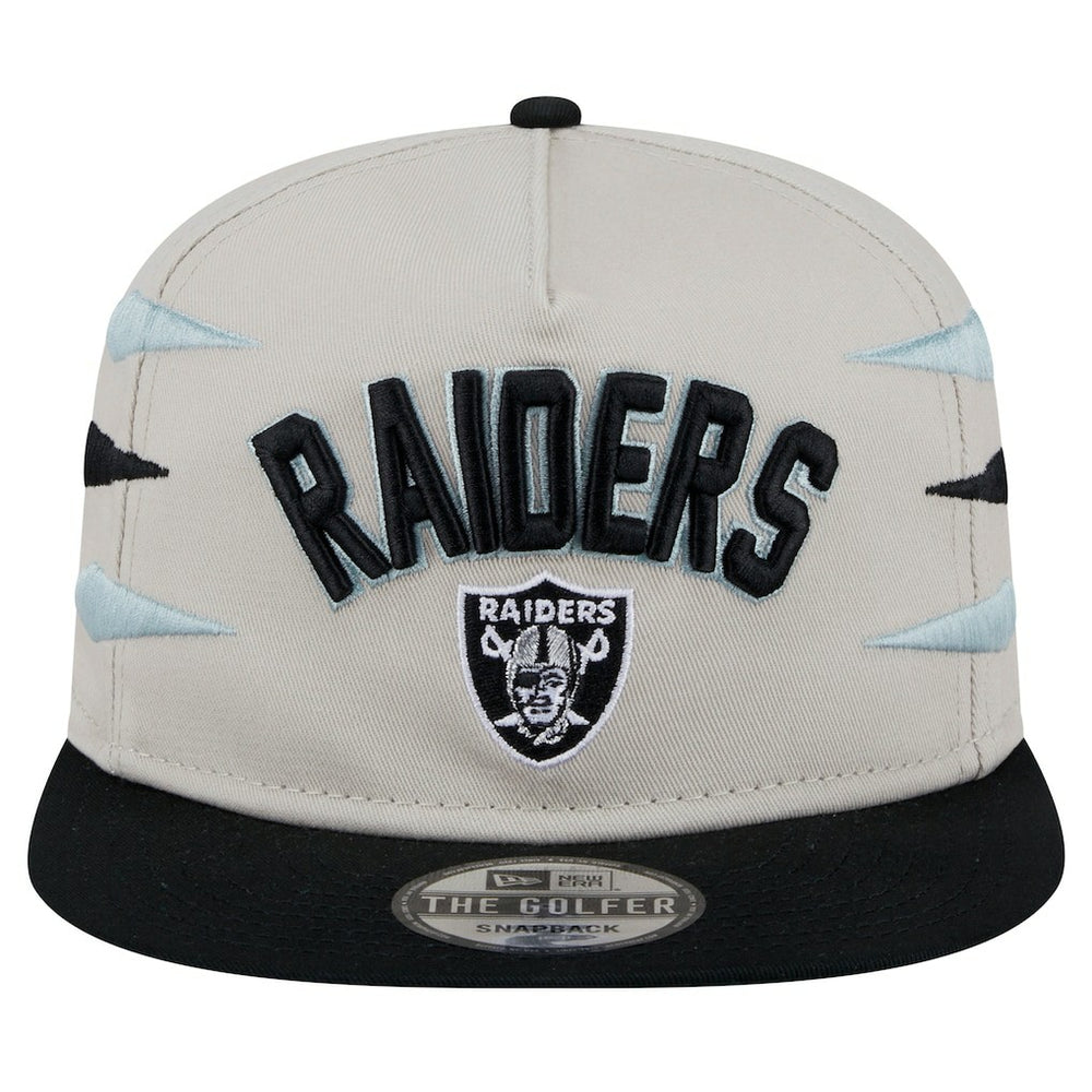 Athletic Golfer Snapback Hat - Las Vegas Raiders