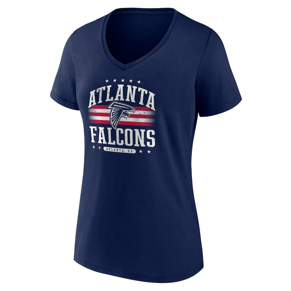 Women's Americana Team V-Neck T-Shirt - Atlanta Falcons
