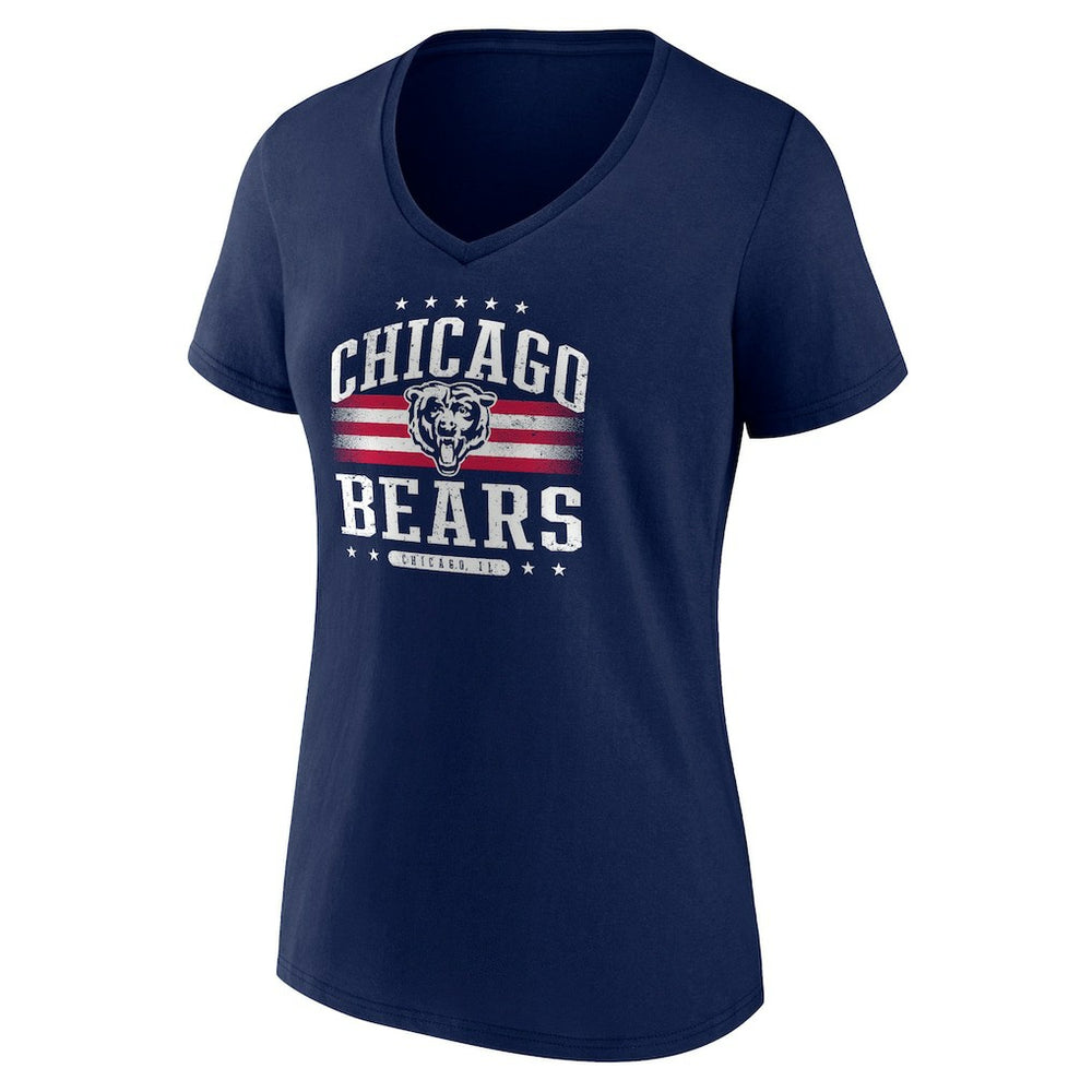 Women's Americana Team V-Neck T-Shirt - Chicago Bears