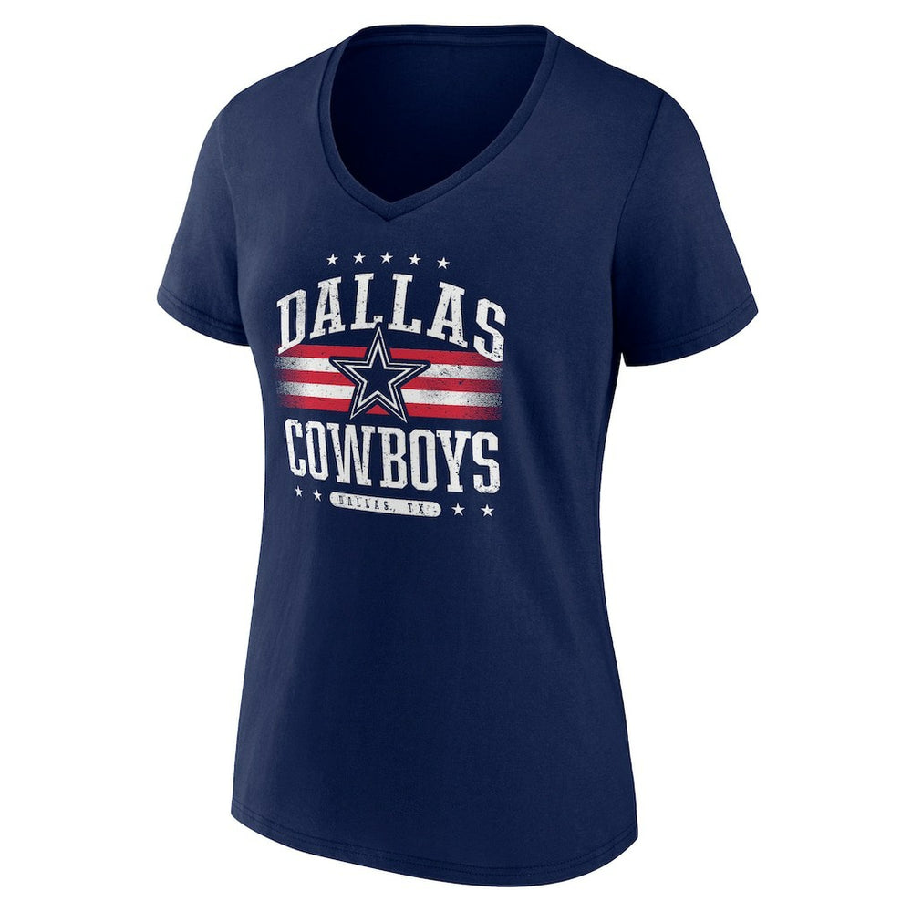 Women's Americana Team V-Neck T-Shirt - Dallas Cowboys