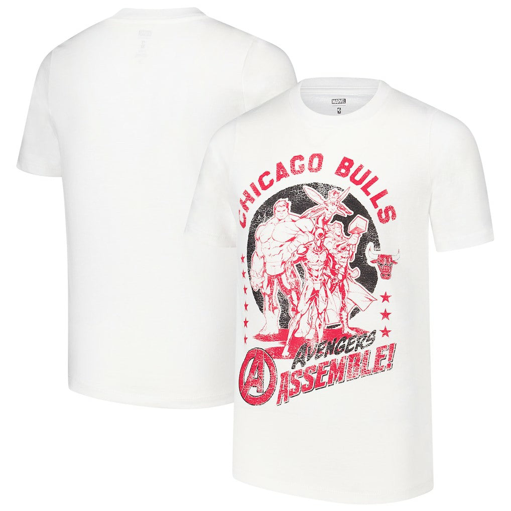 NBA Chicago Bulls Youth NBA x Marvel Avengers Squad T-Shirt sale