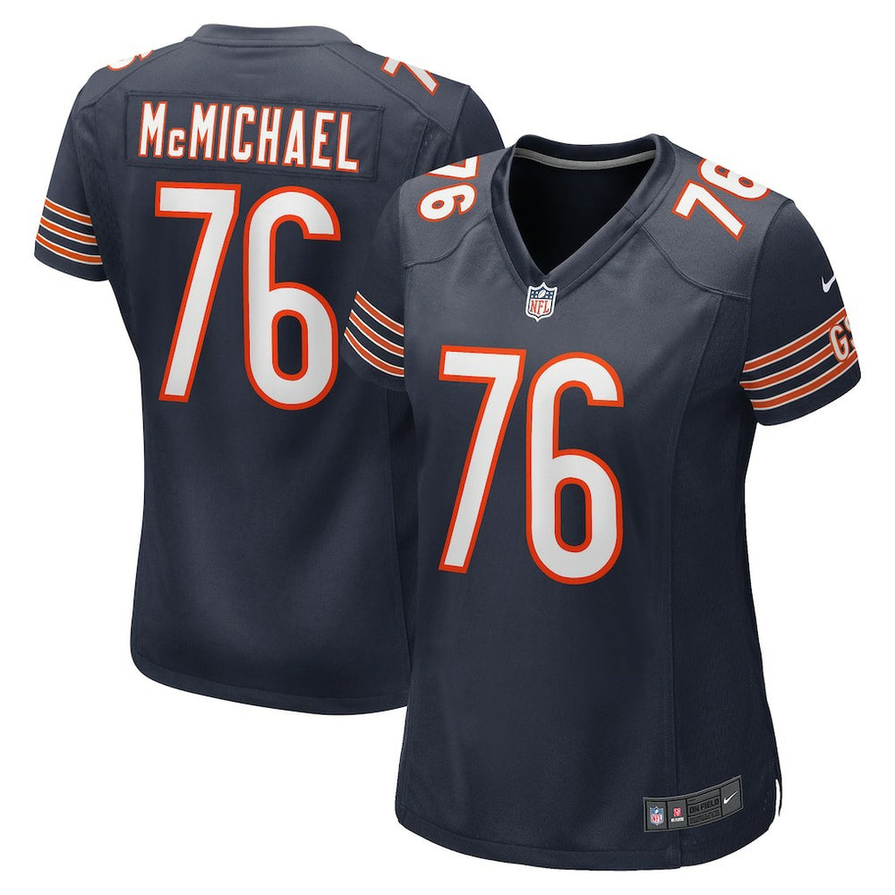 Steve McMichael  Women's Retired Player Game Jersey - Chicago Bears