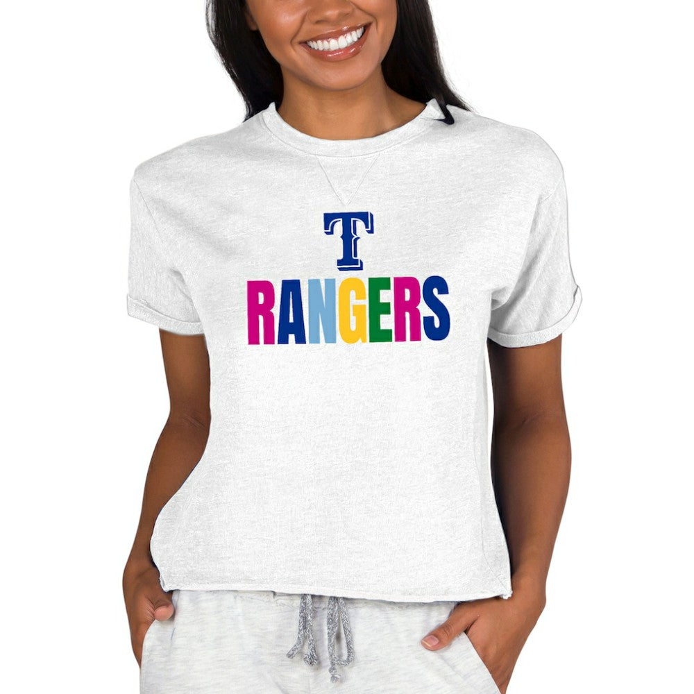 MLB Texas Rangers Concepts Sport Women's Mainstream Terry Sweatshirt