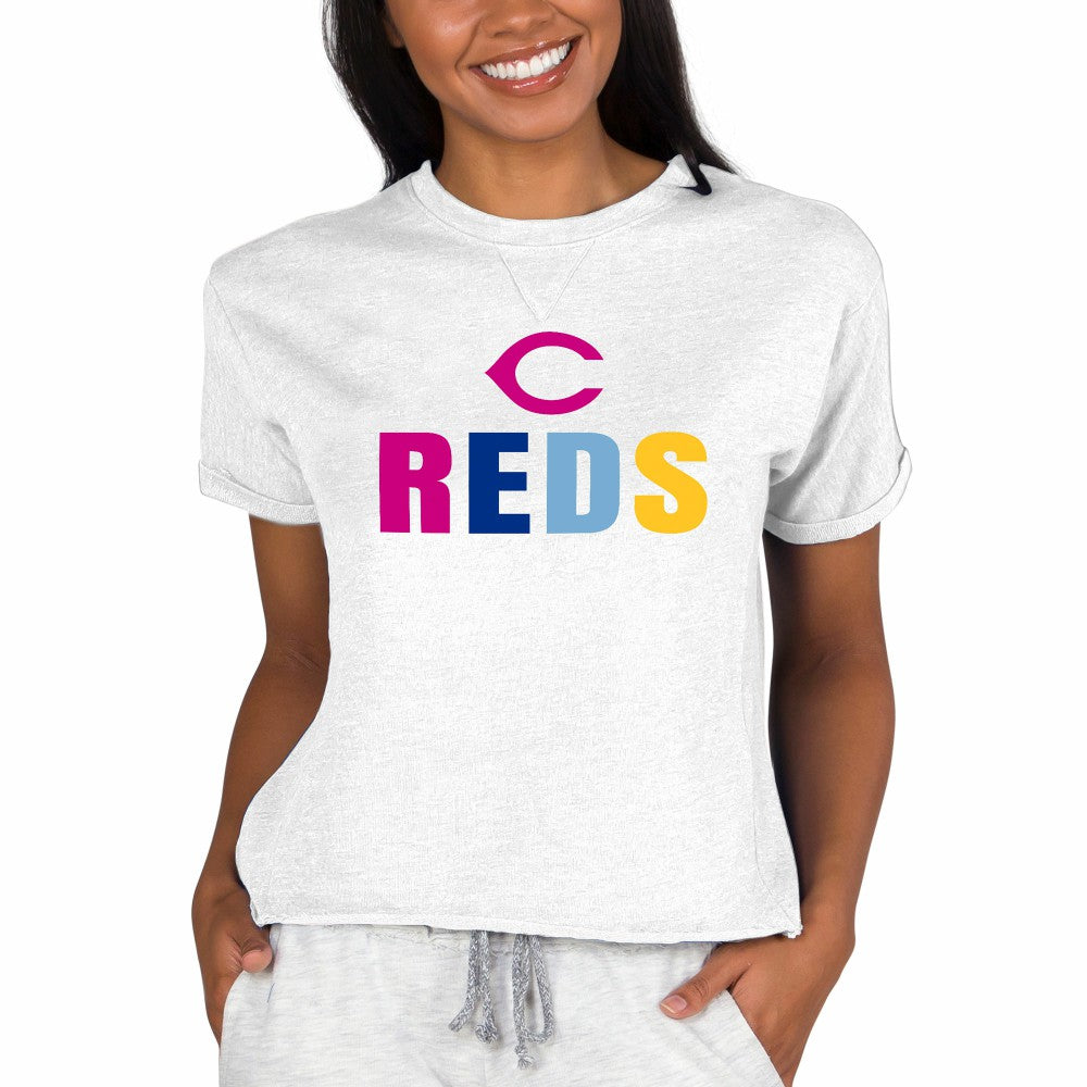 MLB Cincinnati Reds Concepts Sport Women's Mainstream Terry Sweatshirt