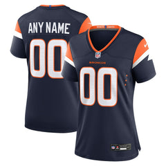 Women's Alternate Mile High Collection Custom Game Jersey - Denver Broncos