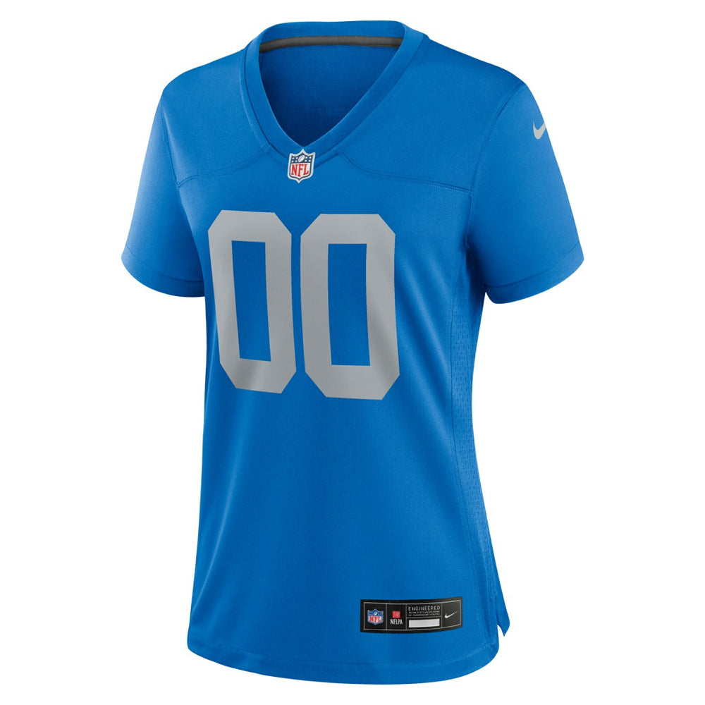 Women's Alternate Custom Game Jersey - Detroit Lions