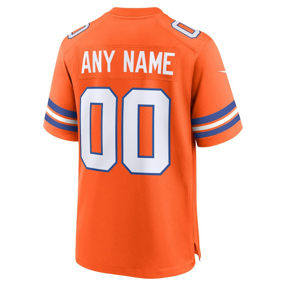 Mile High Collection 1977 Throwback Custom Game Jersey - Denver Broncos