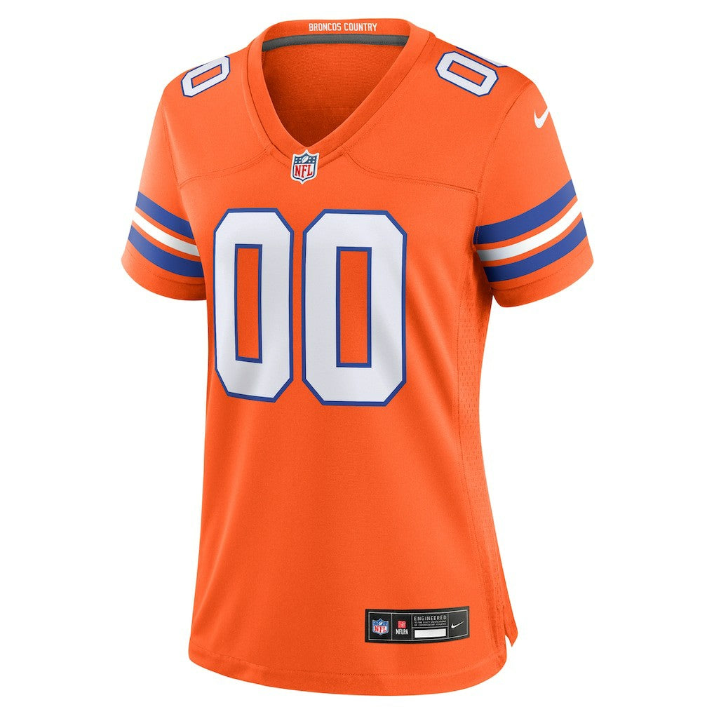 Women's Mile High Collection 1977 Throwback Custom Game Jersey - Denver Broncos