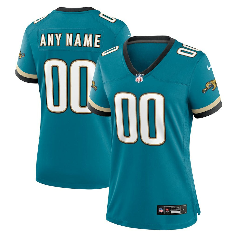Women's Prowler Throwback Custom Game Jersey - Jacksonville Jaguars