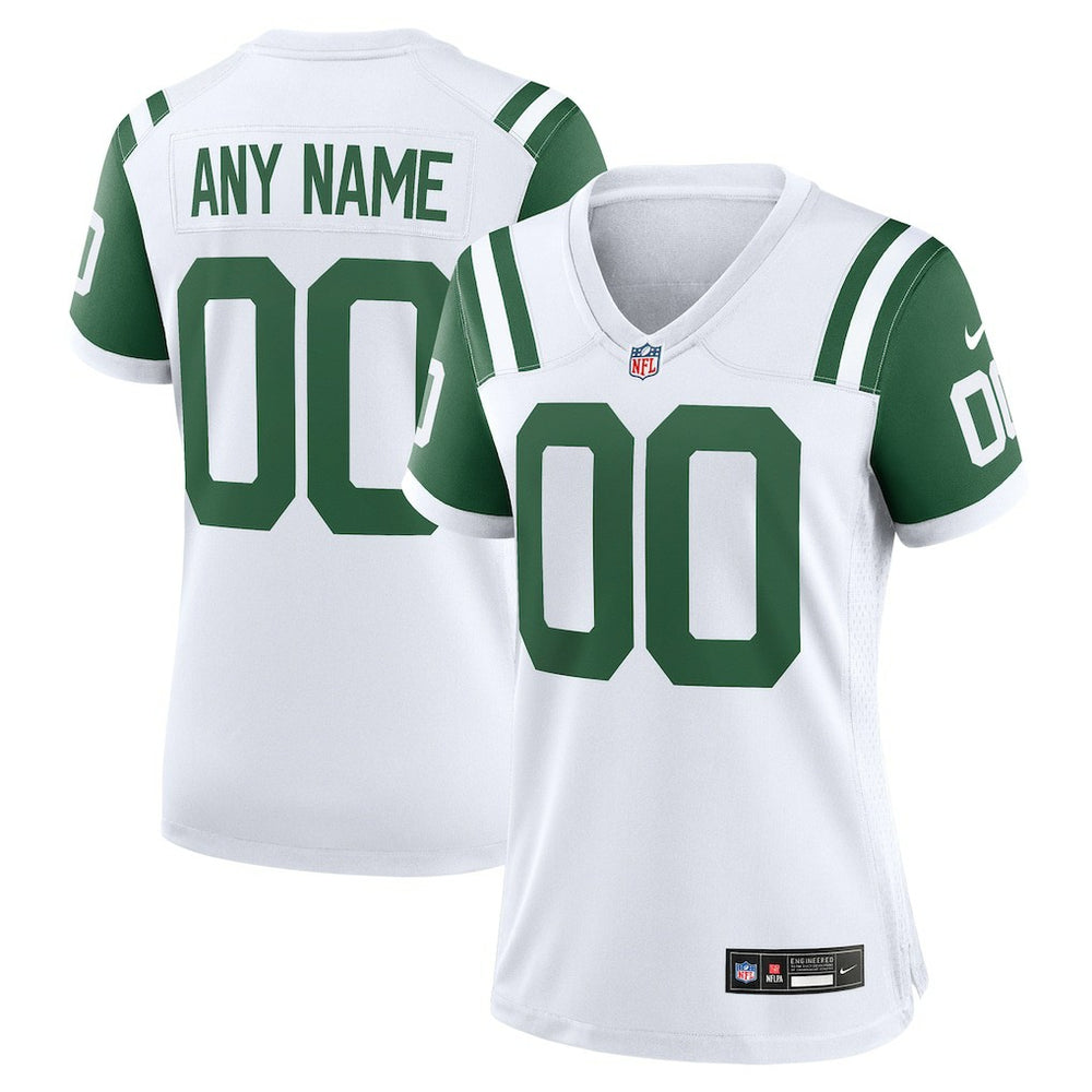 Women's Classic Alternate Custom Replica Jersey - New York Jets