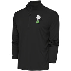 NBA Boston Celtics Antigua Shamrock Tribute Quarter-Zip Pullover Top